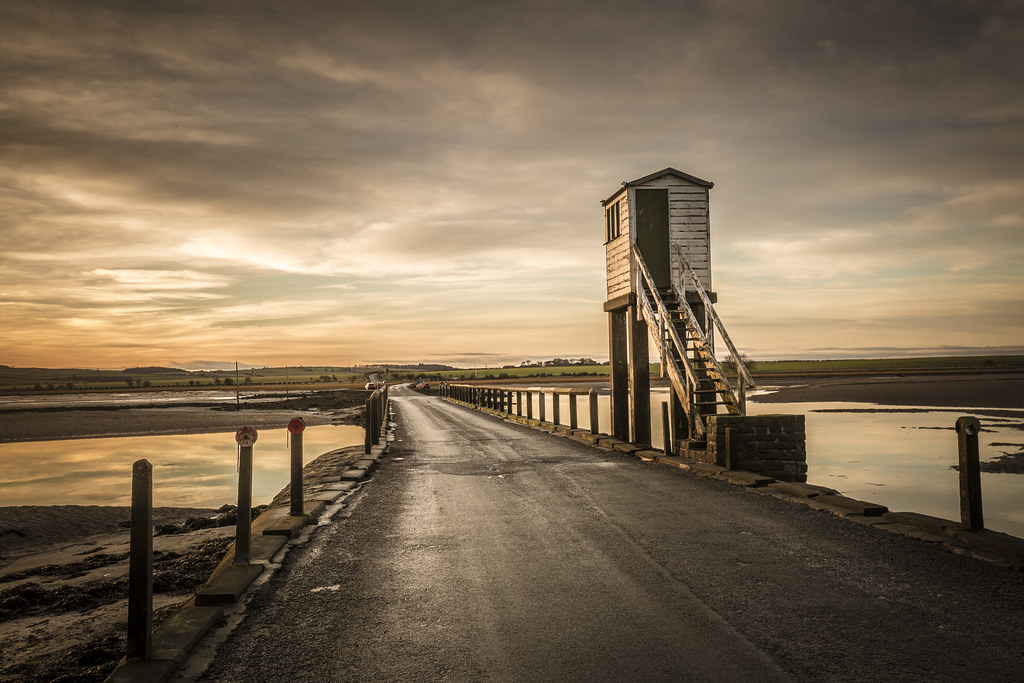 Holy island causeway refuge shelter Alan Flickr