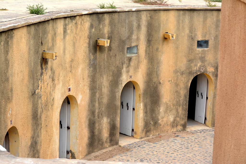 THREE DOORS, SLAVE PRISON, GOREE ISLAND, SENEGLE, AFRICA Flickr
