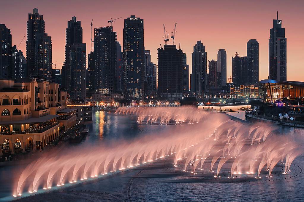 Singing fountains, Dubai Поющие фонтаны, Дубай Flickr