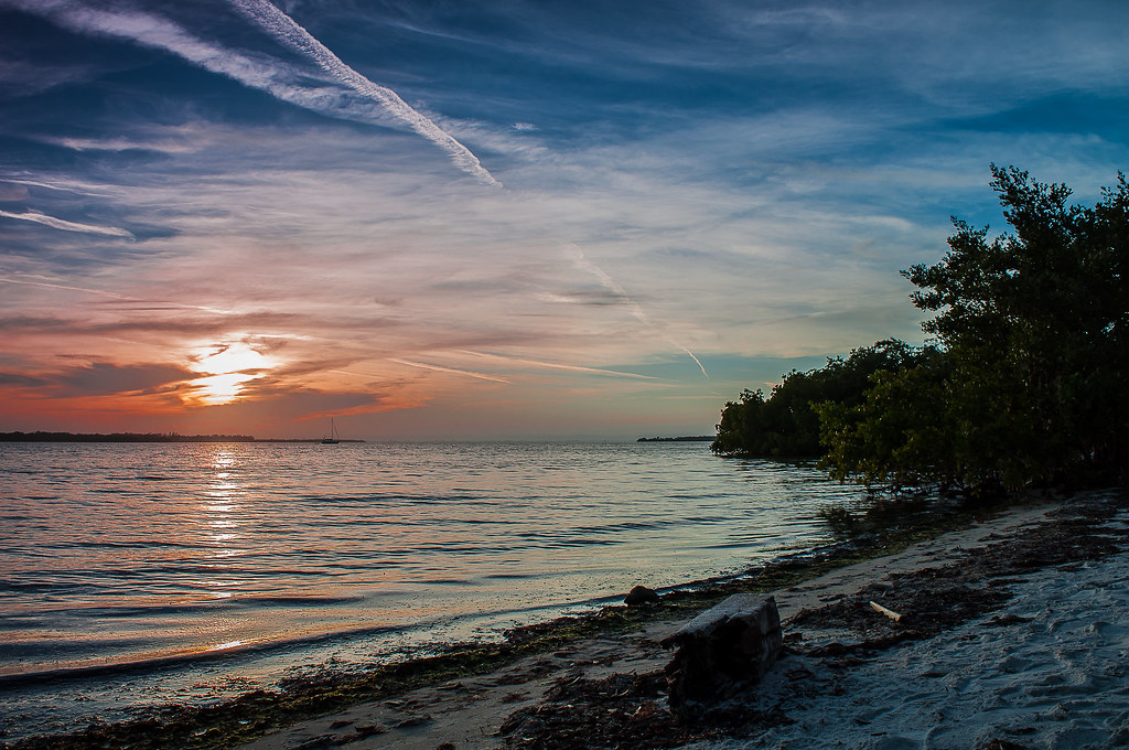 Sunset at Snead Island Cracked_Lens Flickr