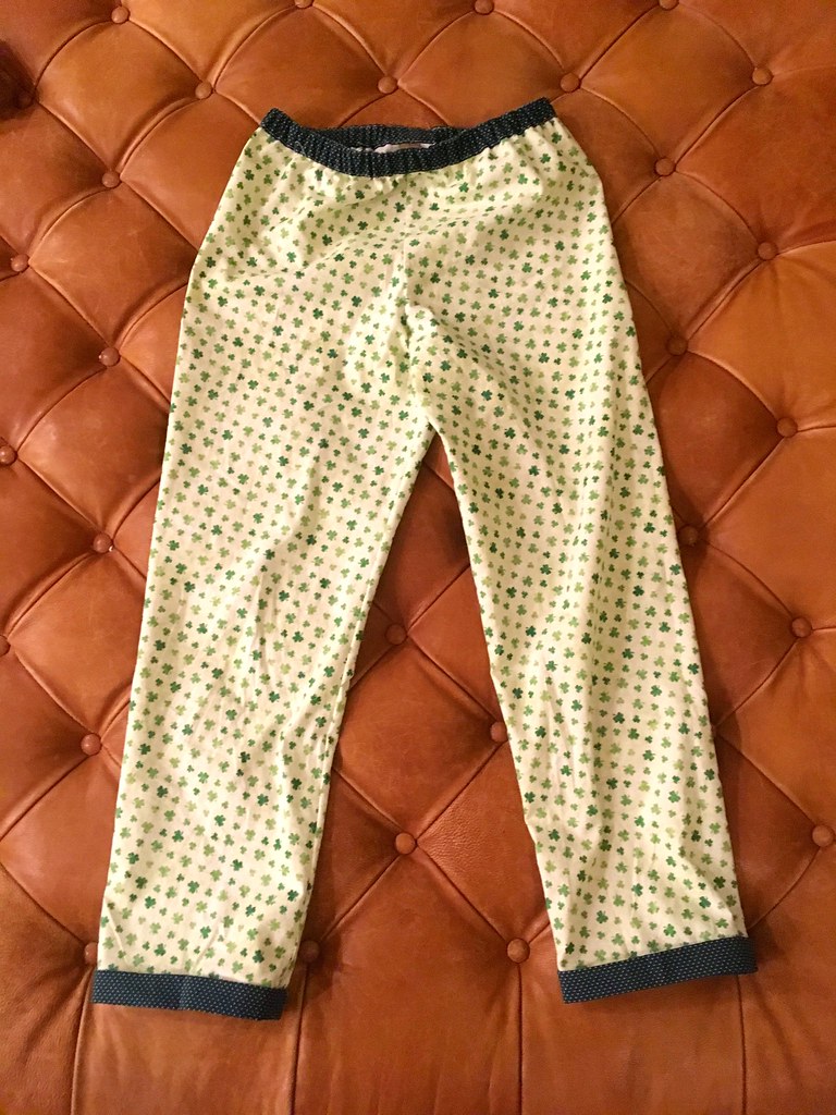 Oliver + S Sleepover Pajama pants Size 12. Shamrock quilti… Flickr