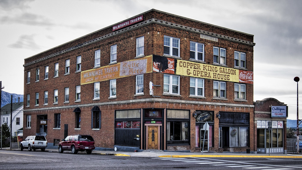 Copper King Saloon A Butte Beer ghost again. Marion Brite Flickr