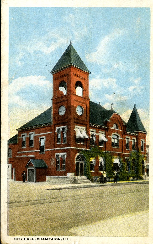 City Hall, Urbana Ill. Champaign County Postcard collectio… Flickr