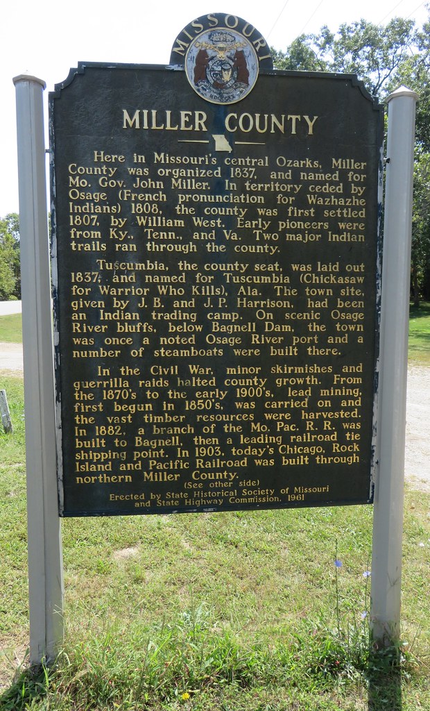 Miller County Marker (Miller County, Missouri) As seen fro… Flickr