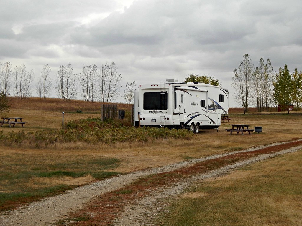 Site 27 at The Happy Camper Campground, Regina Beach, SK.… R D C