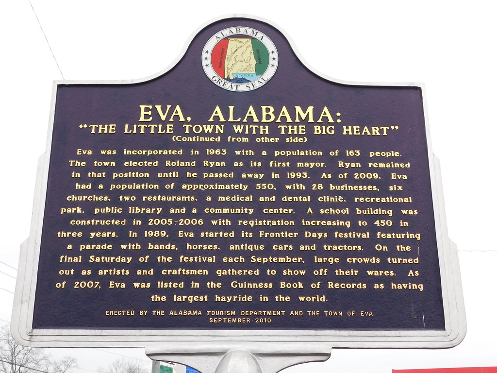 Eva Historic Marker Eva, Alabama Jimmy Emerson, DVM Flickr