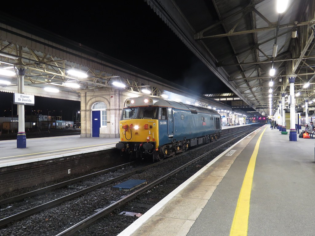 50008 working Okehampton to Exeter TMD at Exeter St Davids… Flickr