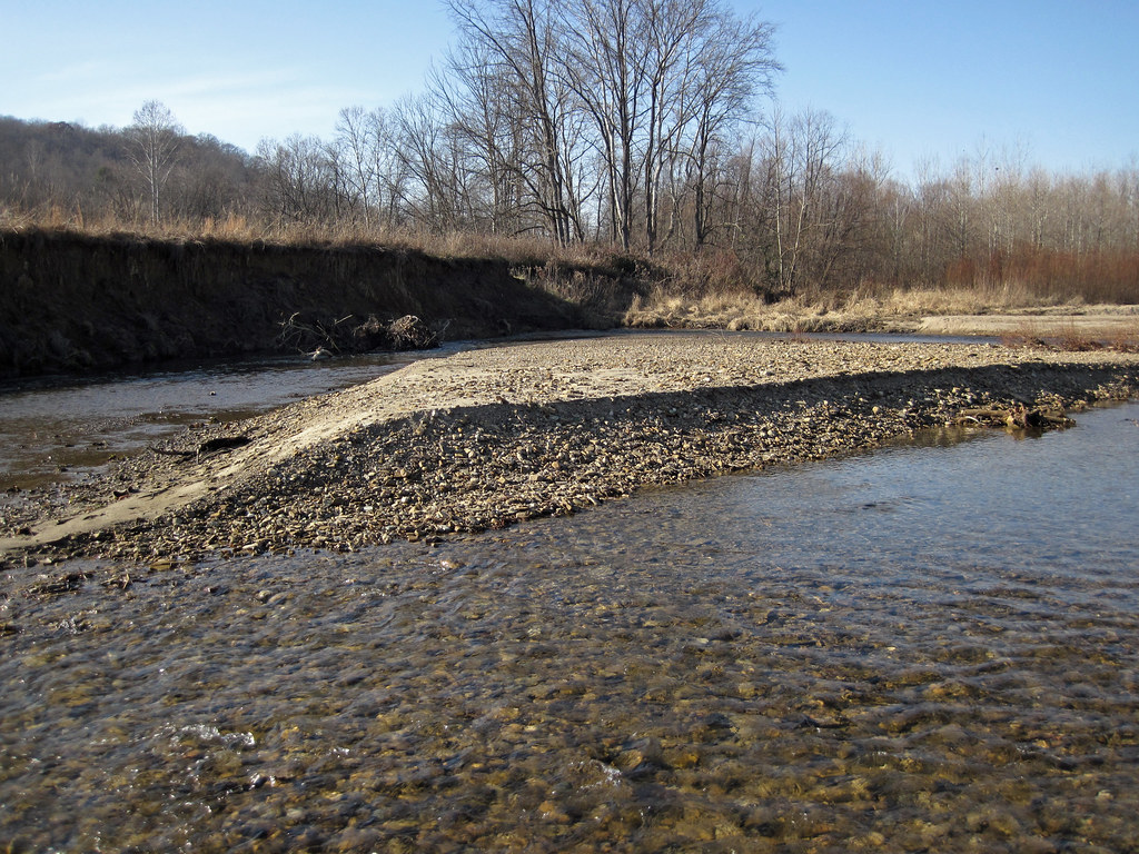 Fluvial gravel bar (Salt Creek, Haynes, Hocking County, Oh… Flickr