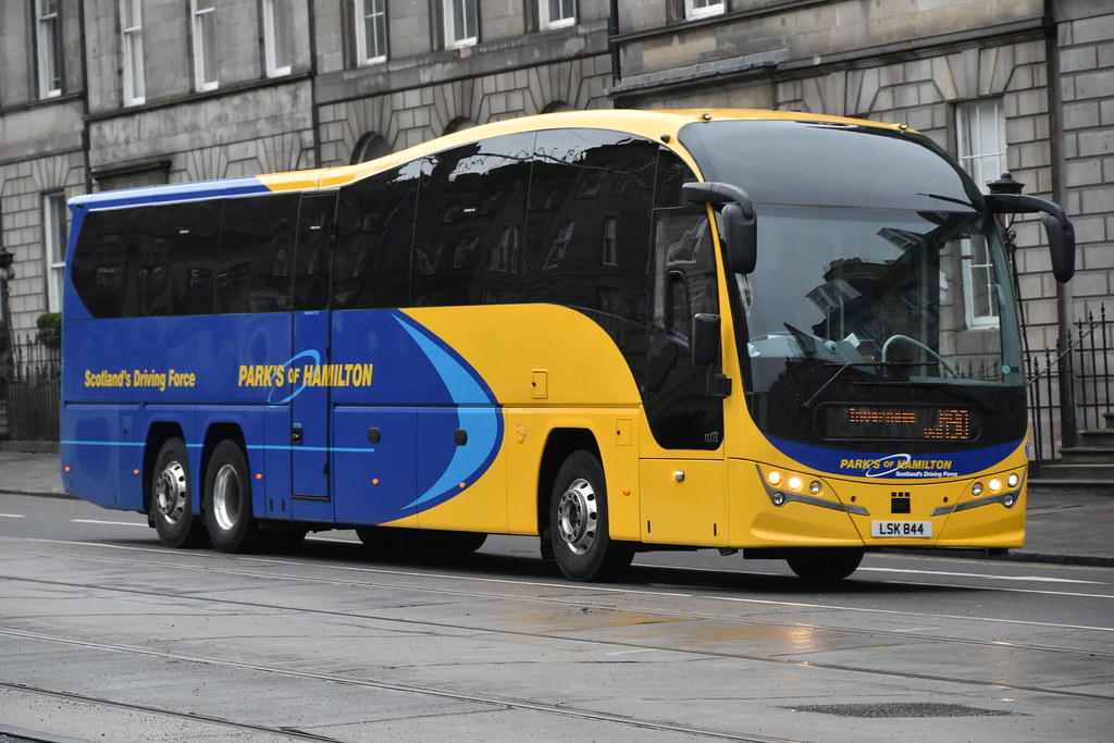 LSK844 Arriving at Edinburgh Bus Station is Parks of Hamil… Flickr