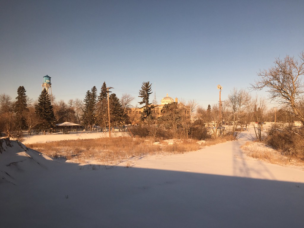 Amtrak's Empire Builder Stanley, North Dakota. Flickr