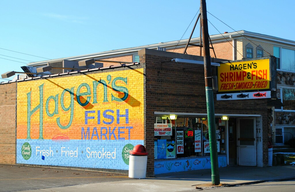 Hagen's Fish Market Chicago Portage Park. www.hagensfish… Flickr