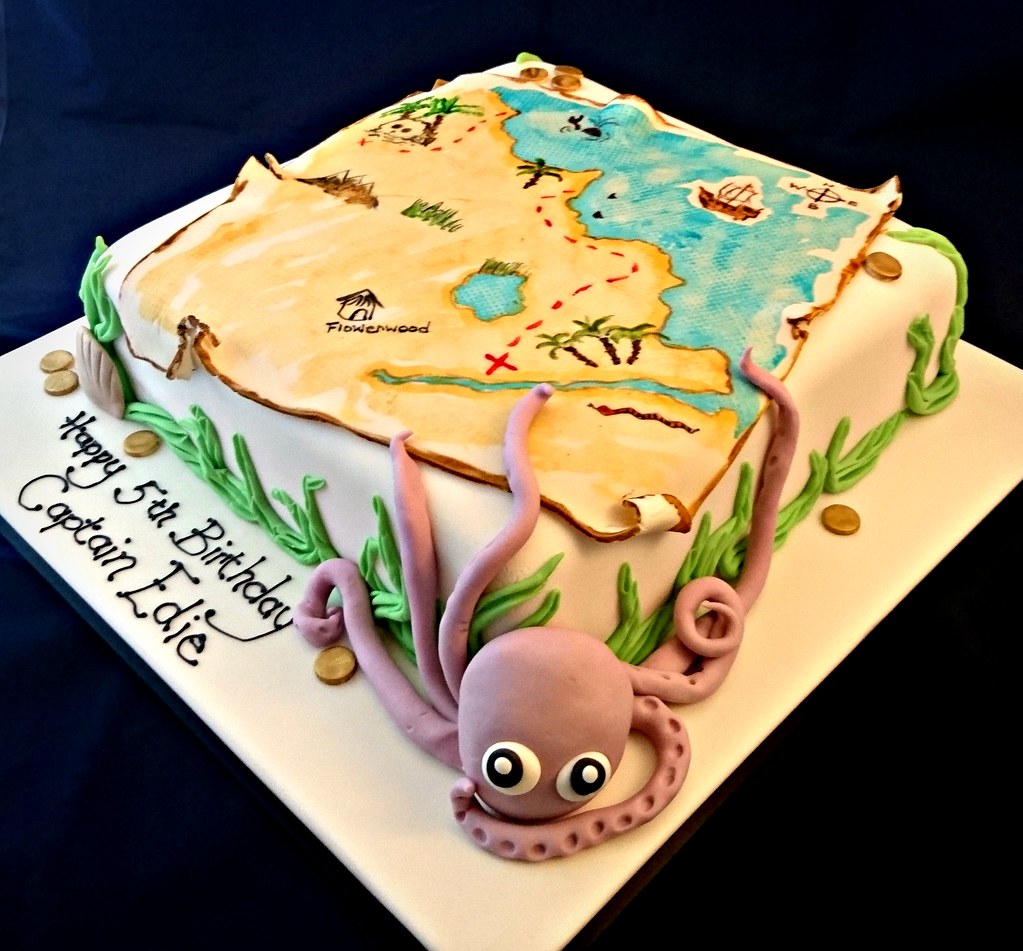 Treasure Map Birthday Cake Geraldine Horton Flickr