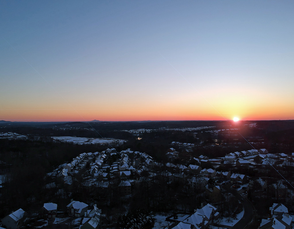 Sunset Sunset after December Snow 2017 Burt Flickr