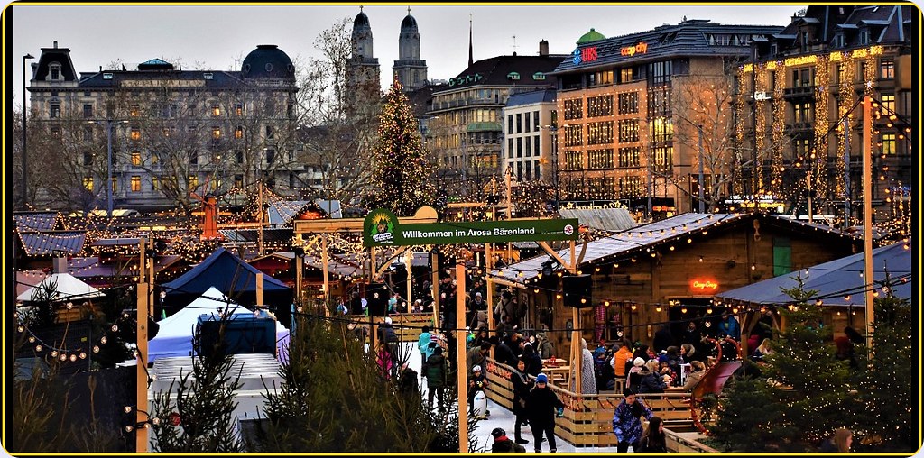 Zurich Christmas Market Bellevue Many Thanks to the +6,5… Flickr