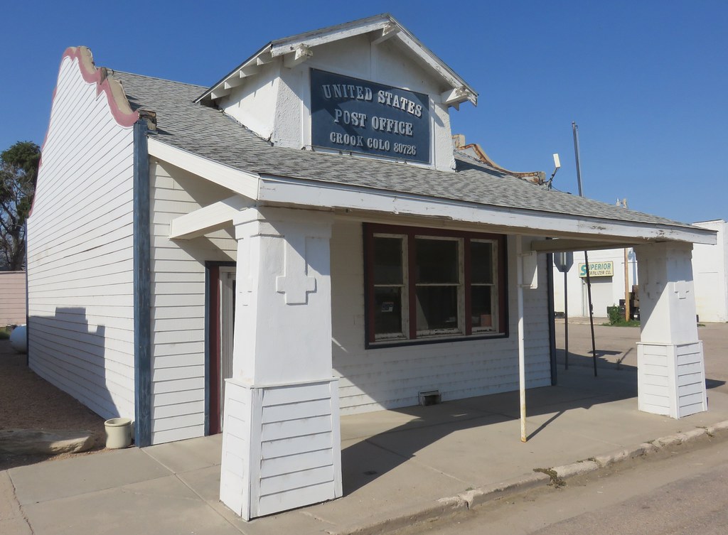 Post Office 80726 (Crook, Colorado) Crook, Colorado is a s… Flickr