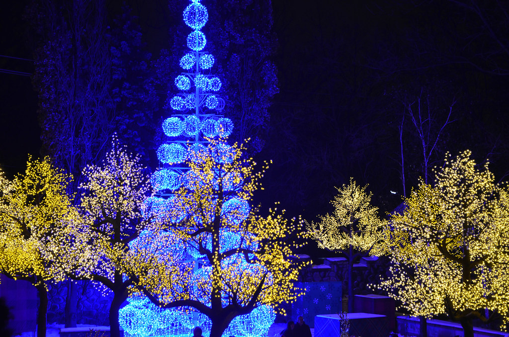 Casa Loma Christmas lights part of their seasonal light di… Flickr