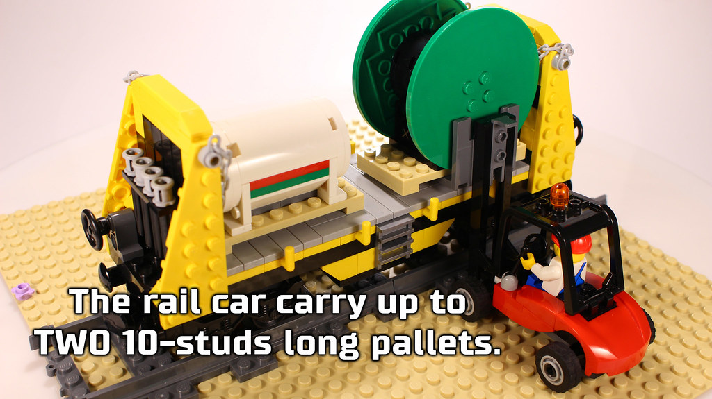 Lego Bulkhead Flatbed Rail Car / Wagon without side bars 3… Flickr