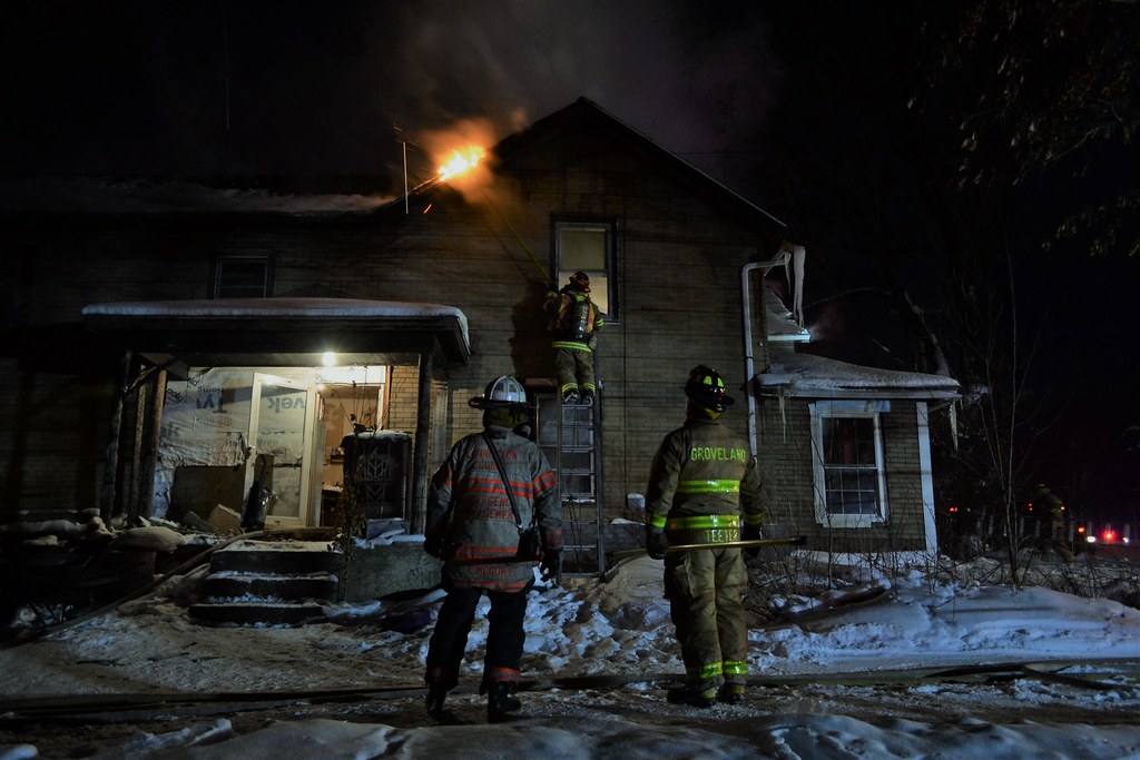 Conesus, NY house fire Flickr
