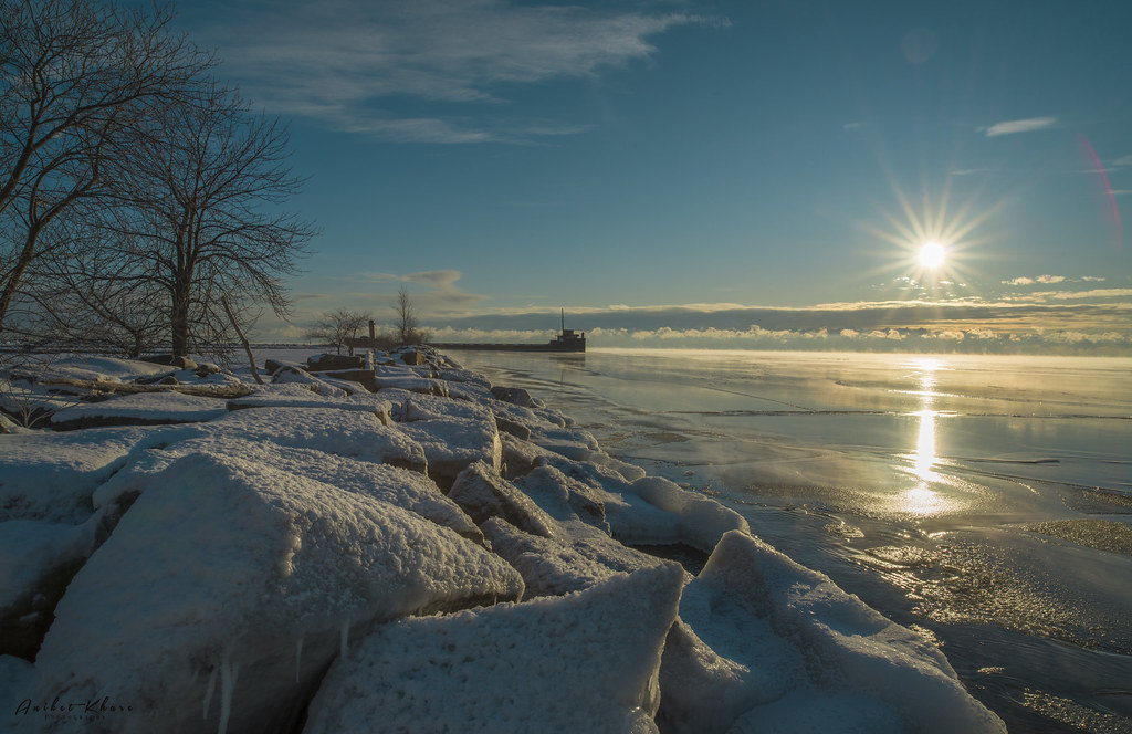 Port Credit River 2018 First Morning clicks at Port Credit… Aniket