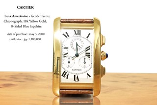 Cartier Tank Americaine With Chronograph Gender Gent Flickr