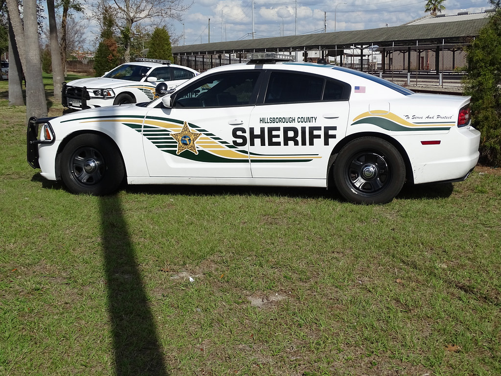 Tampa Bay Hillsborough County Sheriff Dodge Car For Sant