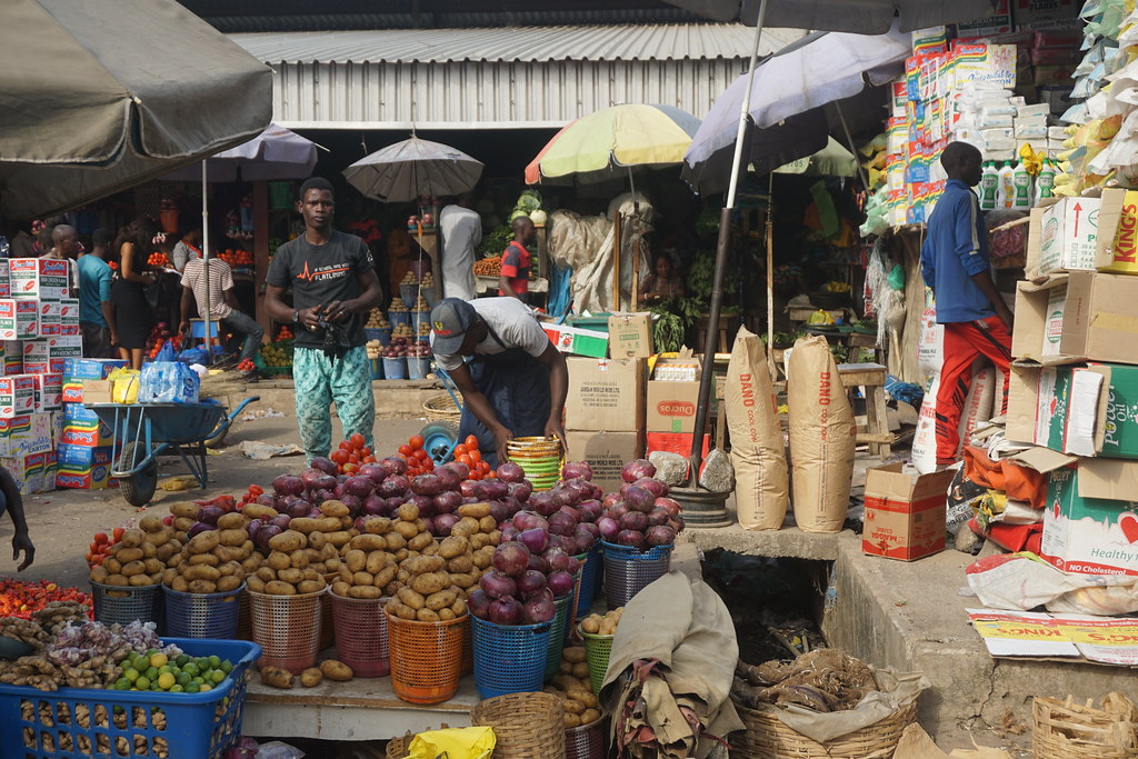 Abuja central food market jon crel Flickr