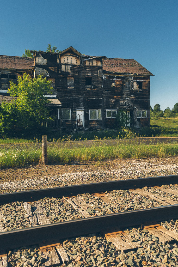 trackside memento Faithorn, MI Once the big place to stay … Flickr