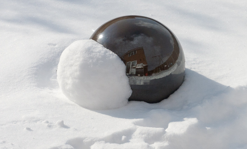 It snowed again My Balls are frozen, melted a bit sine thi… Flickr
