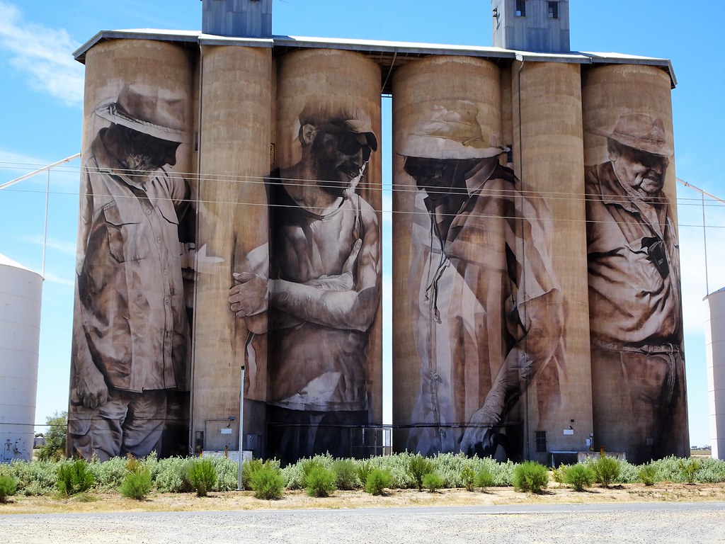 Brim. One of the 6 silo art sites in Victoria. Depicts thr… Flickr