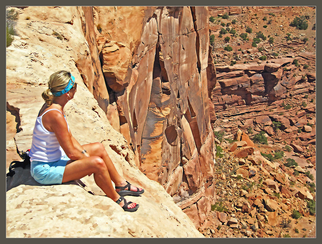 Beauty on the Edge My Beautiful Wife as layed back as she… Flickr