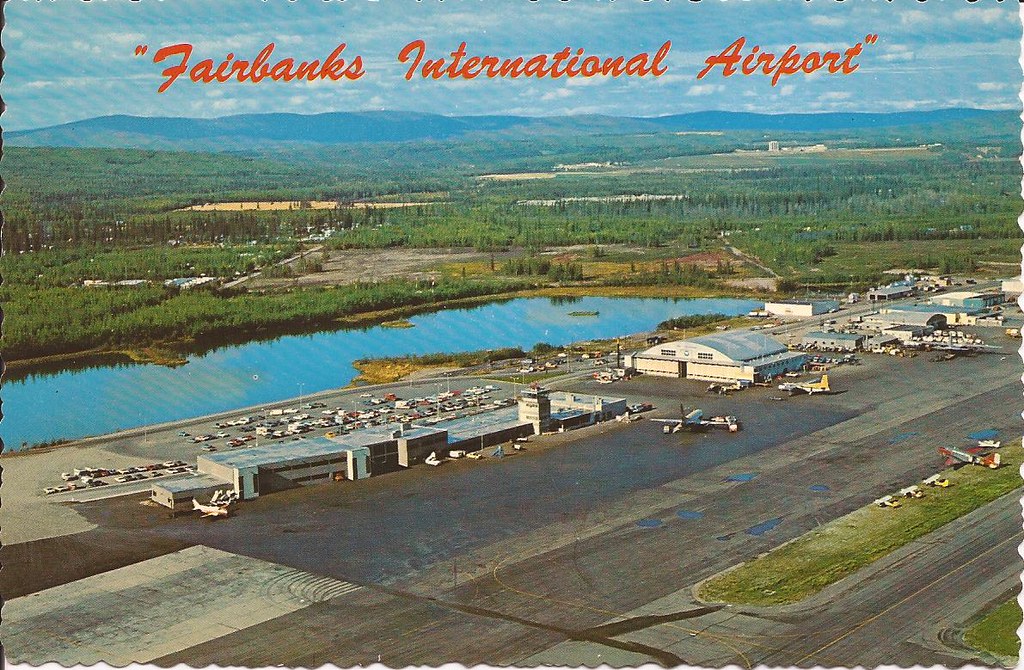 Fairbanks International Airport (FAI) postcard circa lat… Flickr