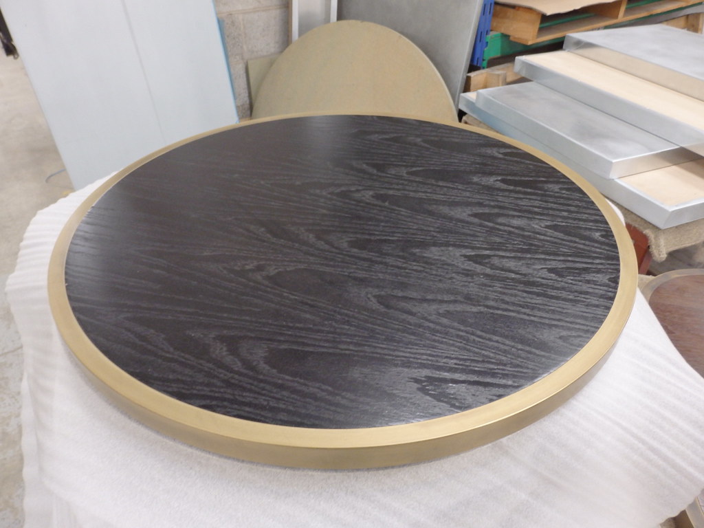 121 Brass Table Top with Natural Brass Edge OLYMPUS DIGI… Flickr