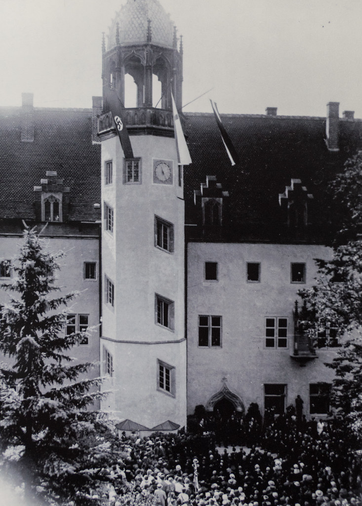 Lutherhaus in Wittenberg decked with Nazi flag, 1933 Flickr