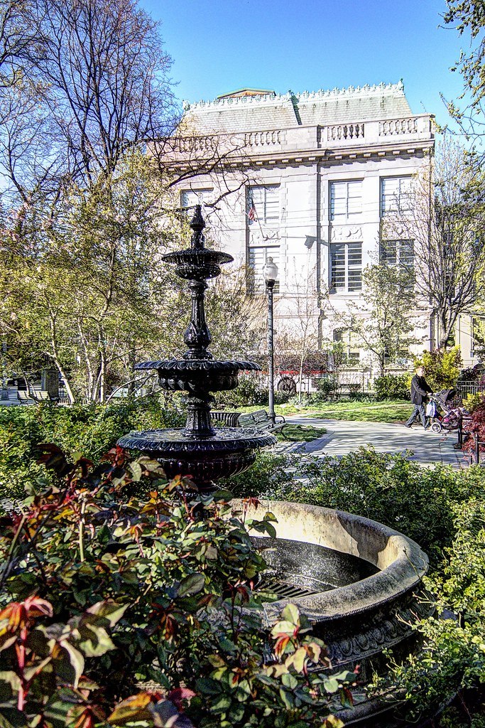 Jersey City, NJ Van Vorst Park Jersey City Public Library a photo
