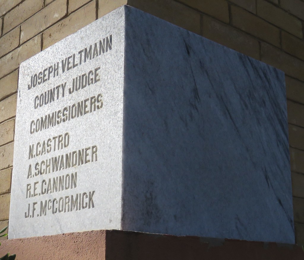 Kinney County Courthouse Cornerstone (Brackettville, Texas… Flickr