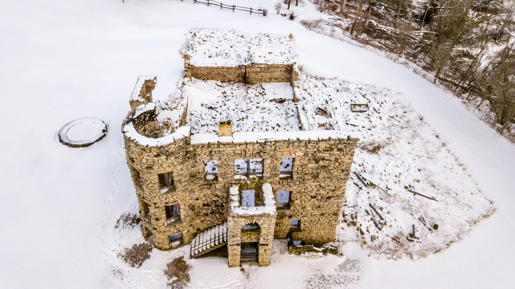 Maribel Caves Hotel Aerial view of the remains of the Mari… Flickr