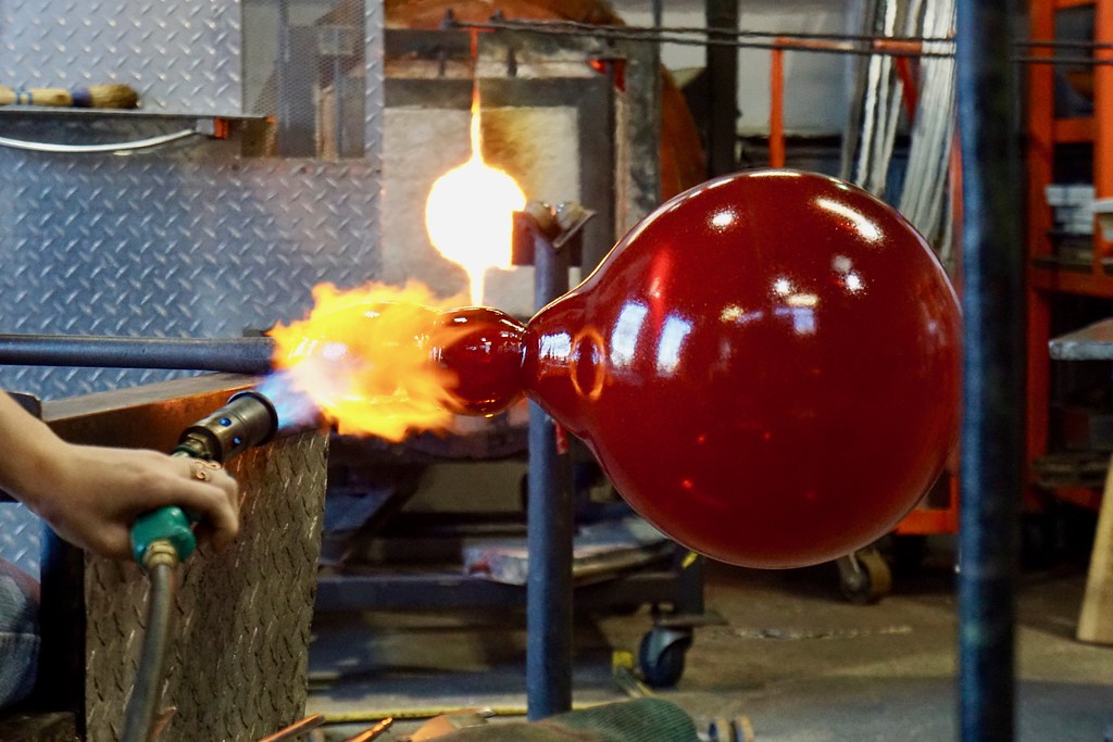 2017 Glassboro Glassblower Commissioned Sculpture Borough of
