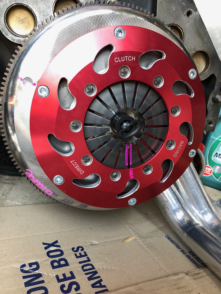 Clutch flywheel install B&E 355 Flickr