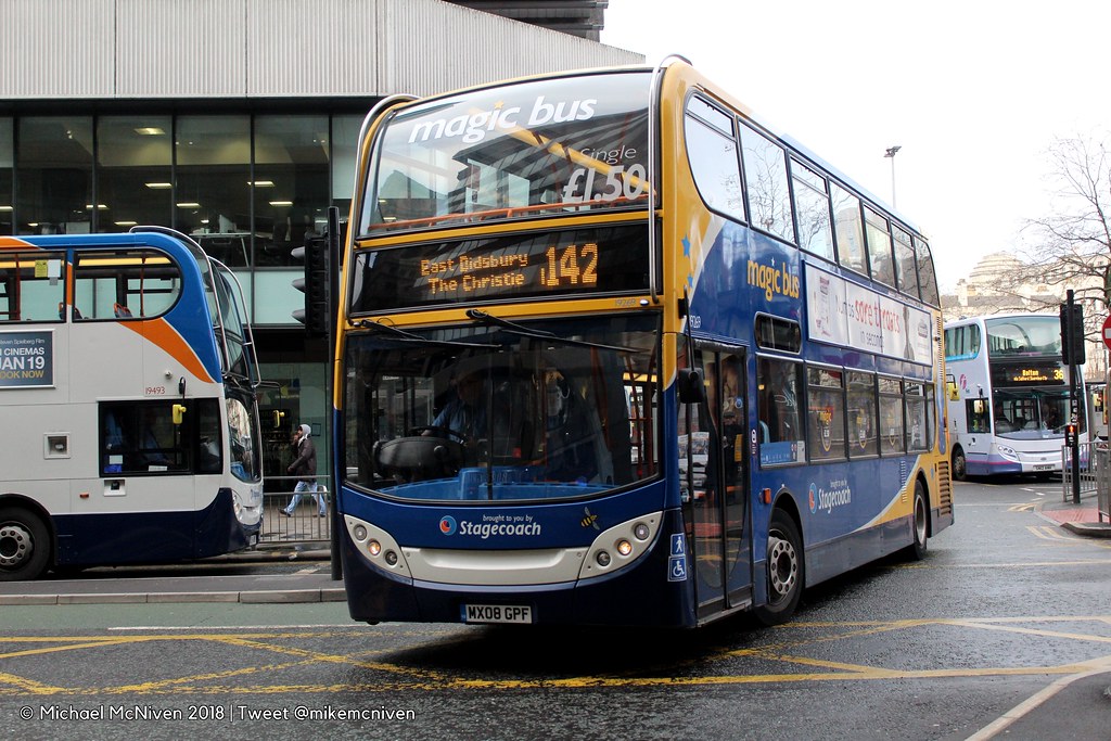 Magic Bus MX08GPF Location Portland Street, Manchester Mo… Flickr