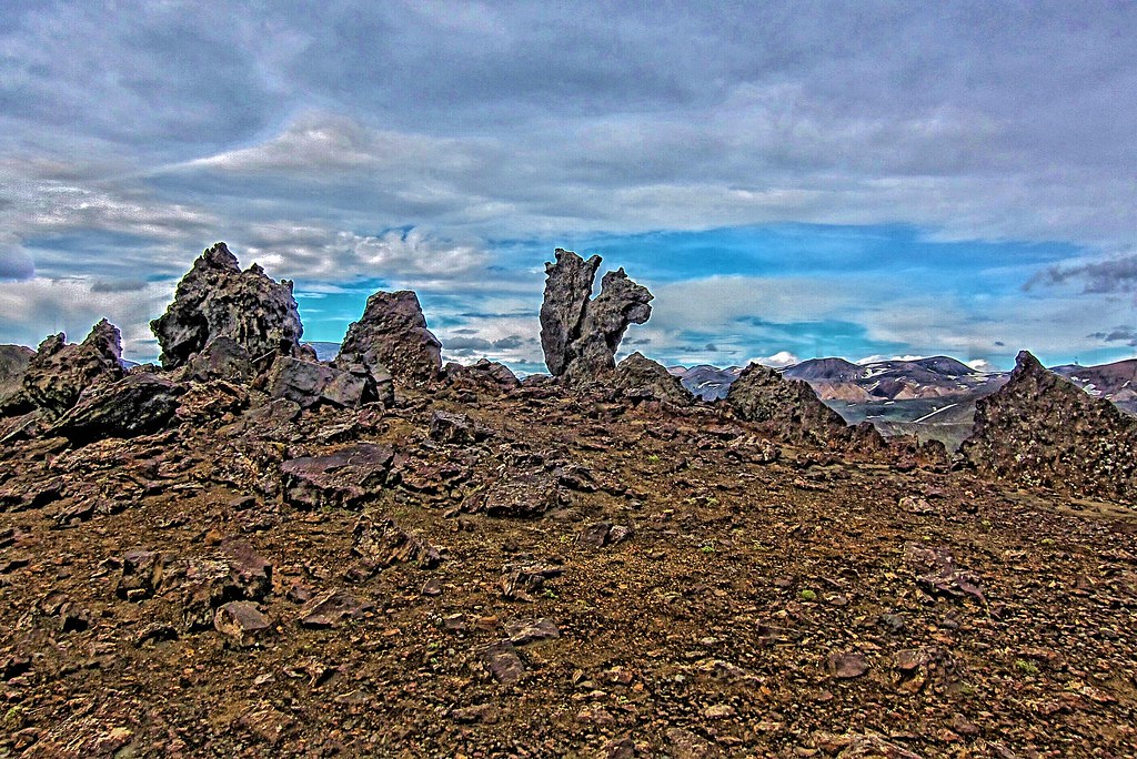Iceland Republic Lava Hard Bedrock View from our Trail… Flickr