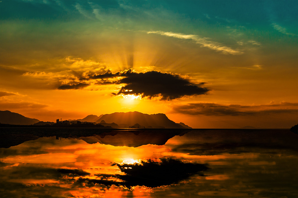 Sunset Langkawi Island Wieder ein unbeschreiblich schöner … Flickr