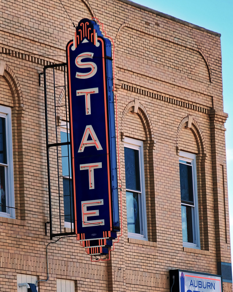 The Auburn State Auburn, Nebraska and it's wellkept theat… Marion
