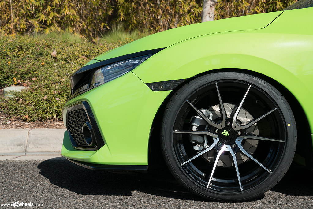 Honda 10G Civic Si Brushed Machined Gloss Black M652 a photo on