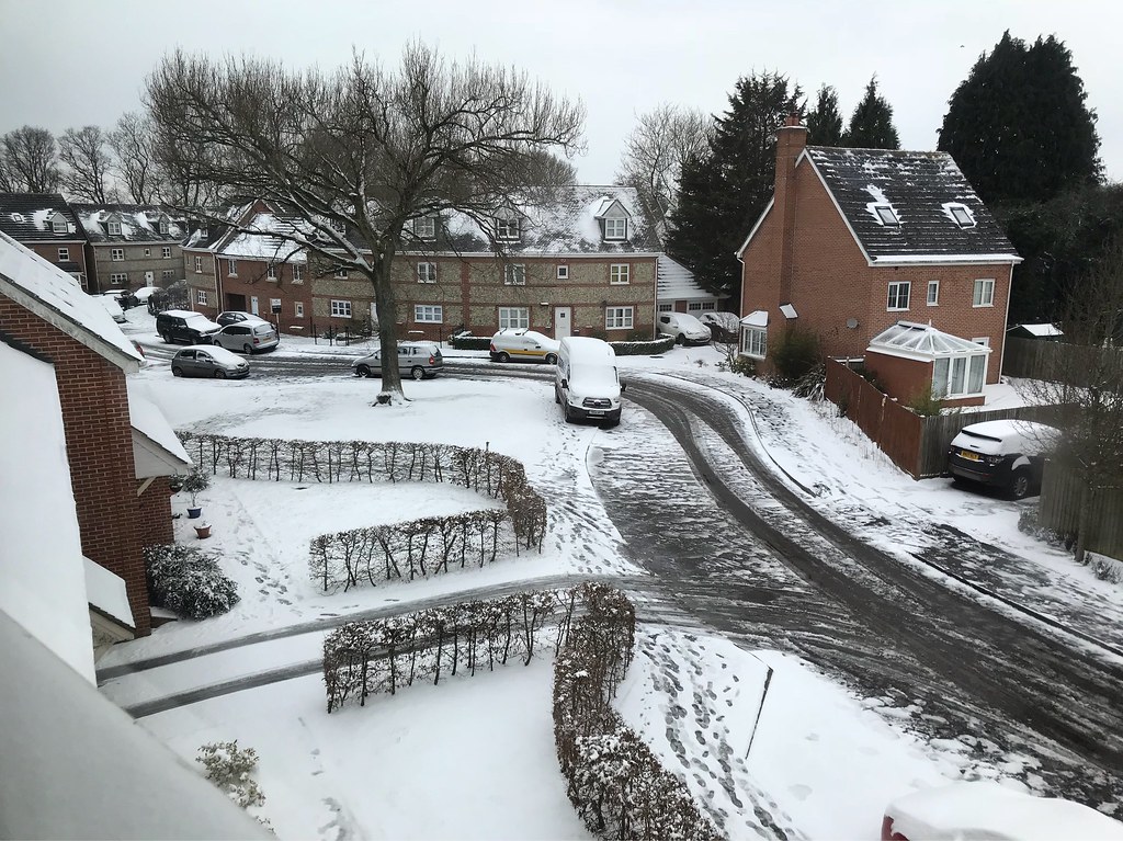 Spring Snow Four Marks, Hampshire. Marc Sayce Flickr