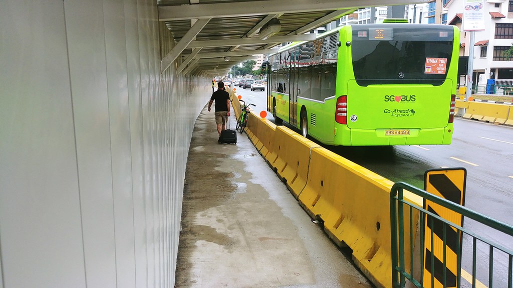 10Mar2018 My bus stop near home is beside a construction z… Flickr