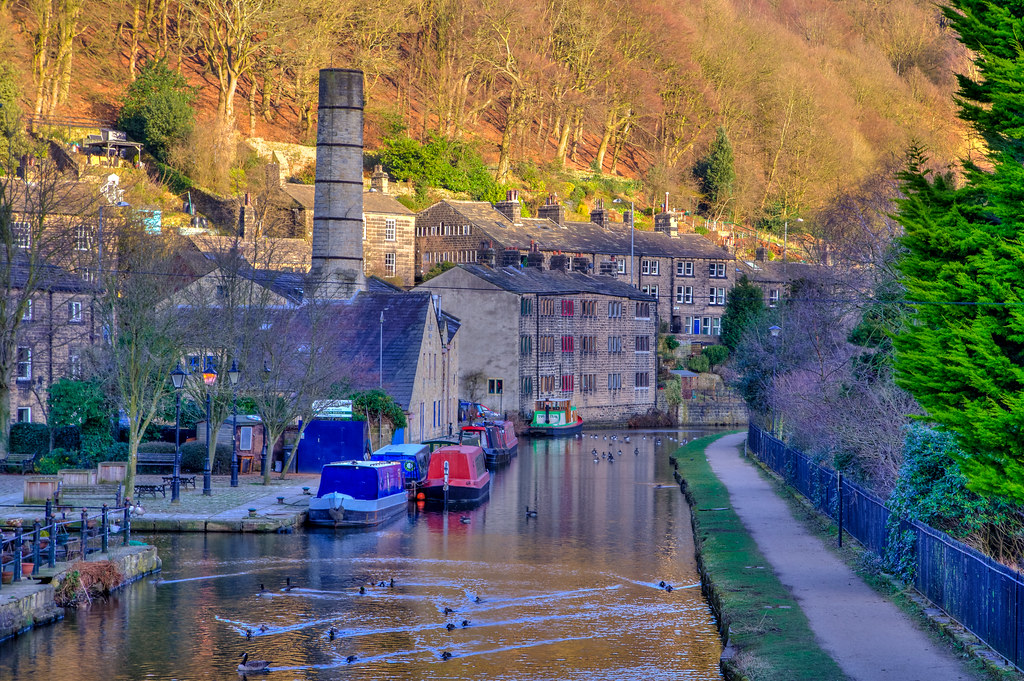 Hebden Bridge HDR The Rochdale Canal in Hebden Bridge. Karl