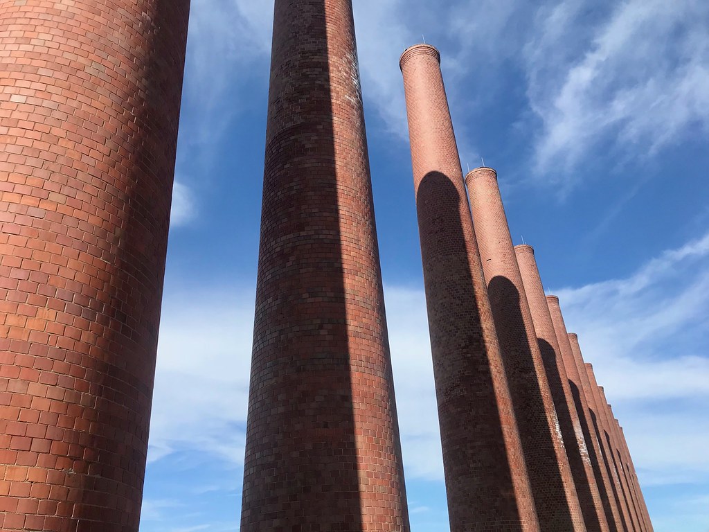 The Stacks (Steel Mill) Historical Landmark With the passa… Flickr