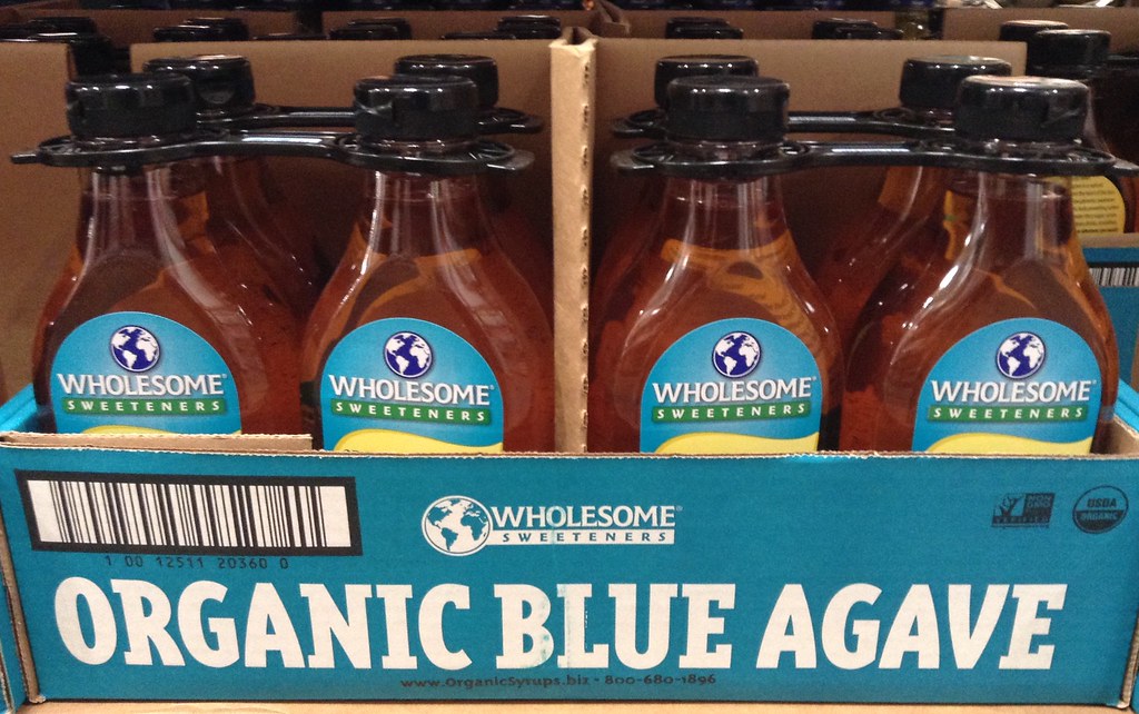 Blue Agave Sweetener, organic, at Costco, 6/2015, by Mike … Flickr