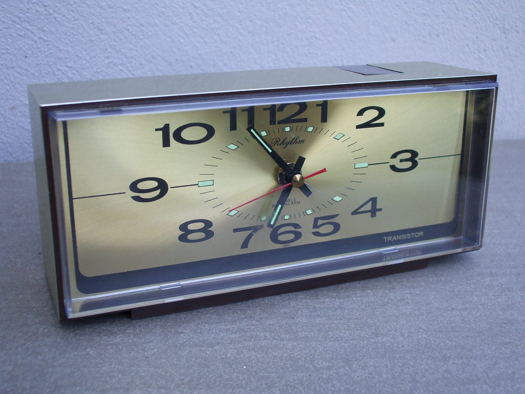 Vintage 1960's 70's Rhythm Transistor Alarm Clock Made in … Flickr