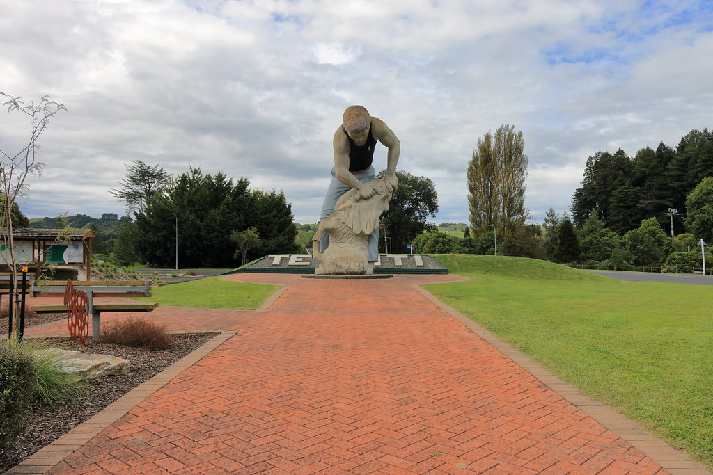 Sheep Shearing . Te Kuiti . NZ.2 Statue of David Fagan . C… Flickr